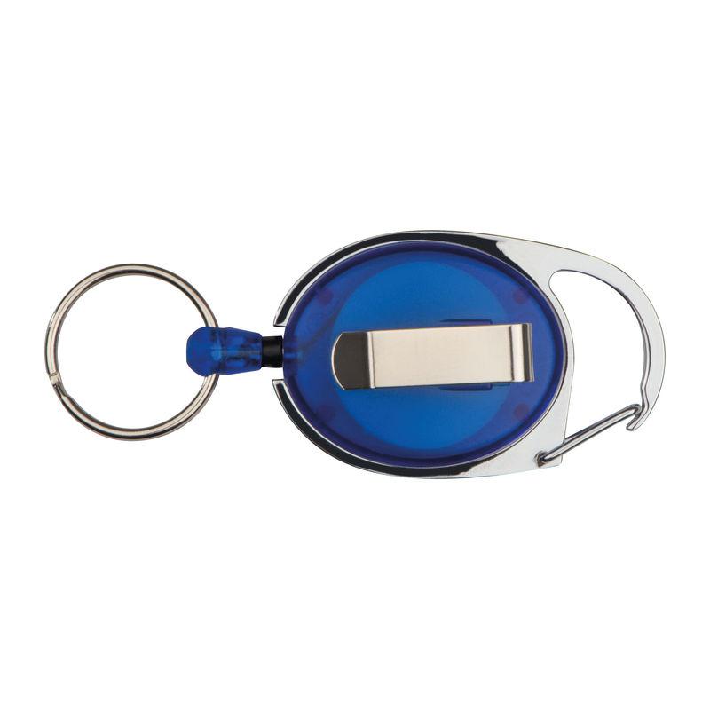 Breloc cu inel retractabil Orion Navy Blue