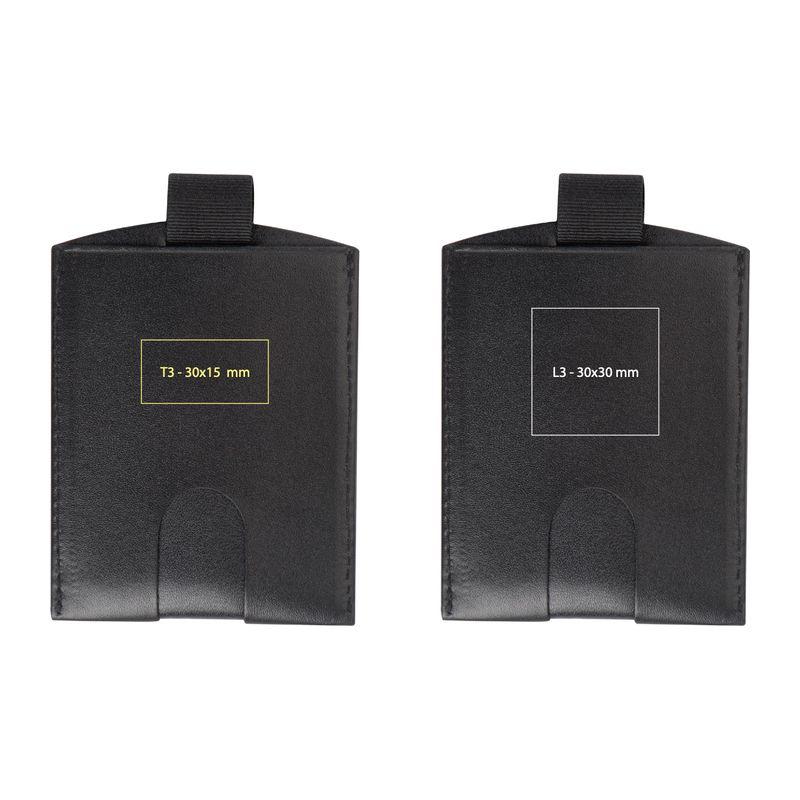 Suport carduri cu RFID Negru