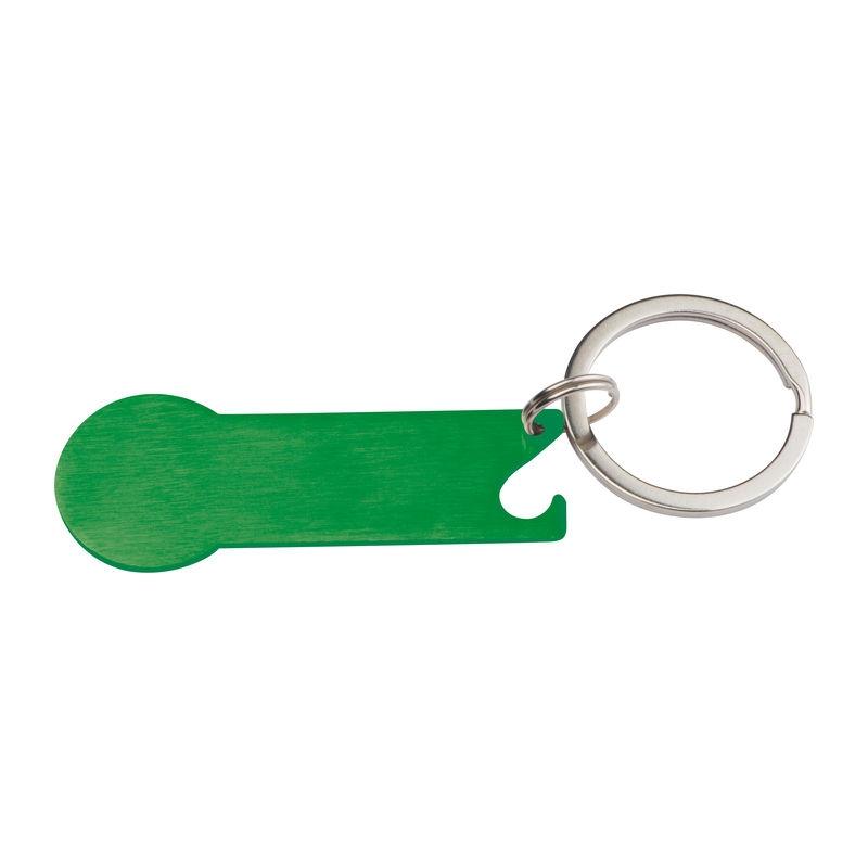 Breloc cu monedă pentru cărucior Verde