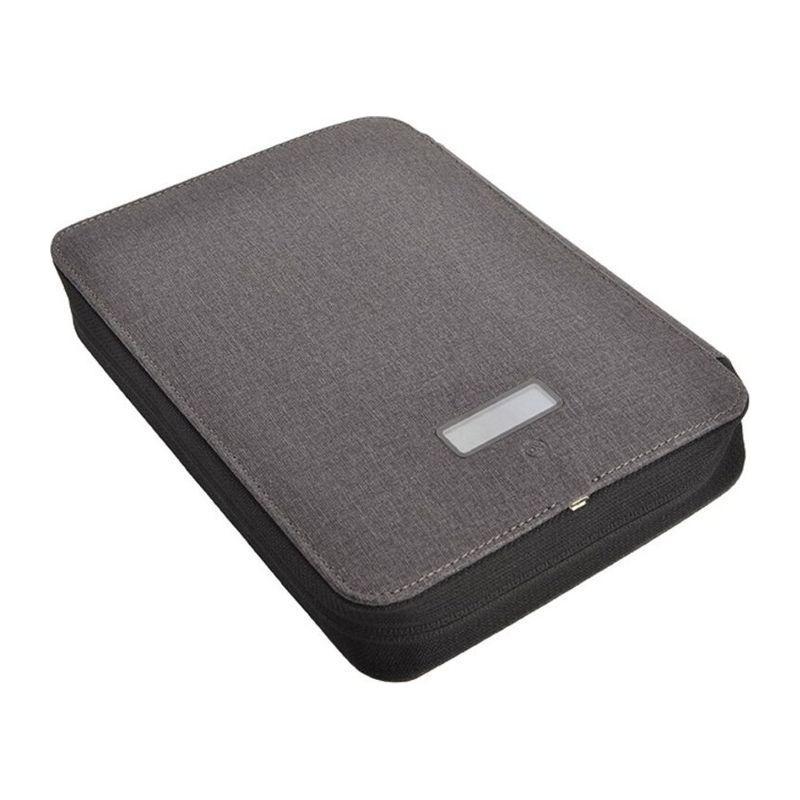 Mapă A5, cu acumulator 4000 mAh SORBONNE Gri