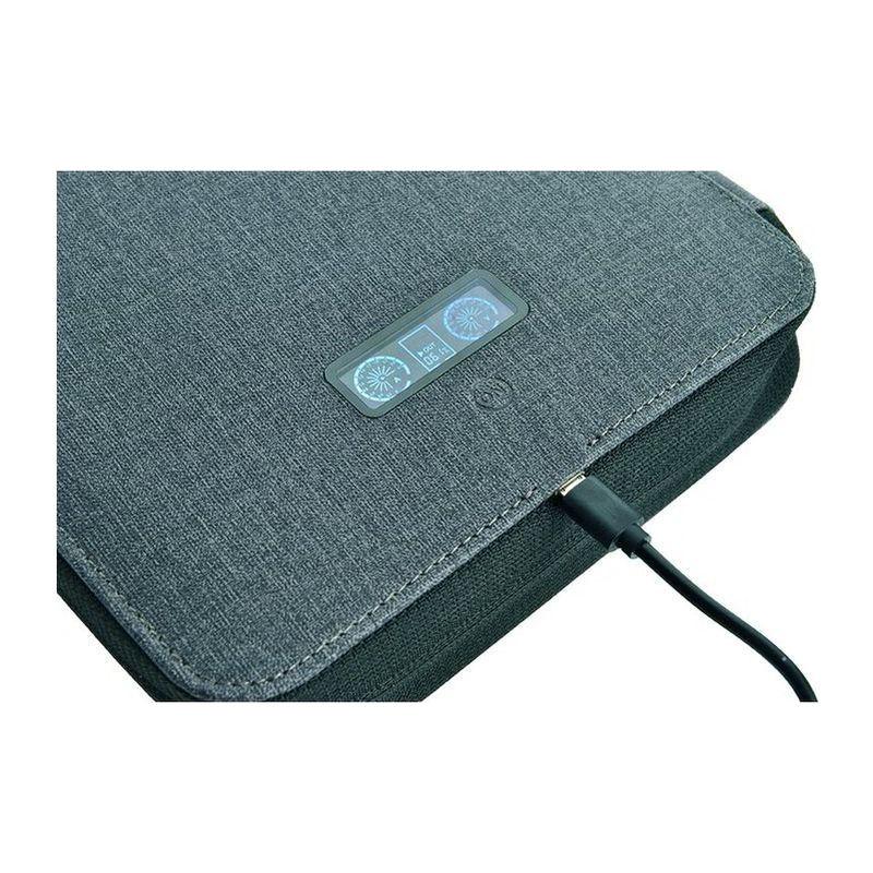 Mapă A5, cu acumulator 4000 mAh SORBONNE Gri