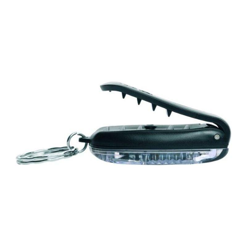 Lanternă de siguranță cu diodă COB POSO Gri-Argintiu