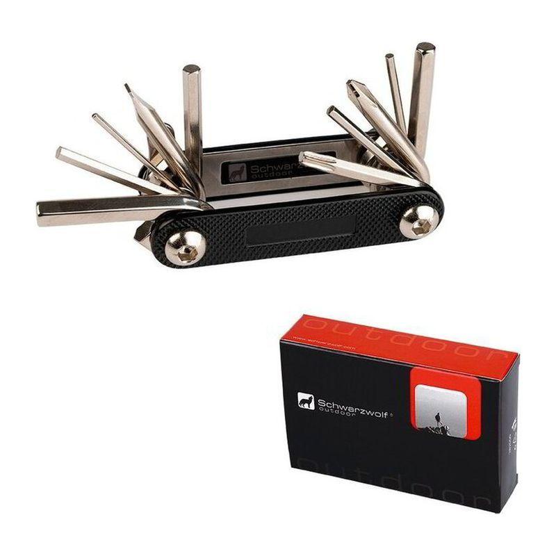 Set instrumente pentru bicicletă TIBESTI Negru