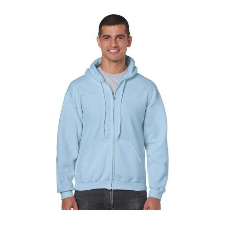 Hanorac cu fermoar de damă GI18600 Light Blue XXL