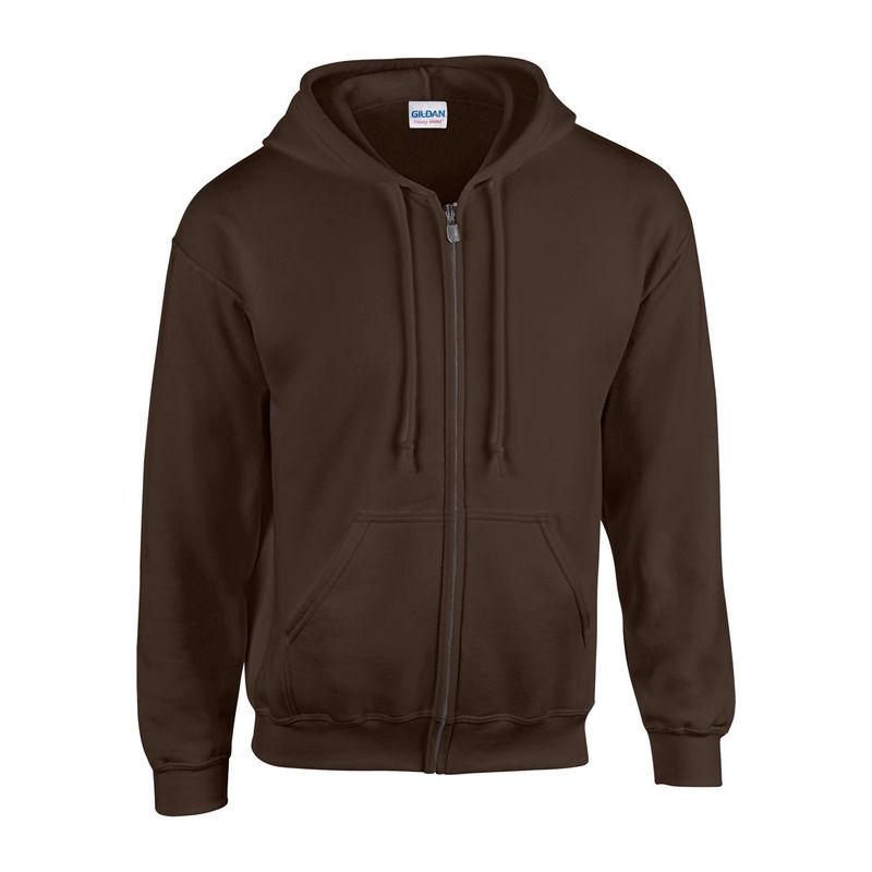 Hanorac cu fermoar de damă GI18600 Maro XL