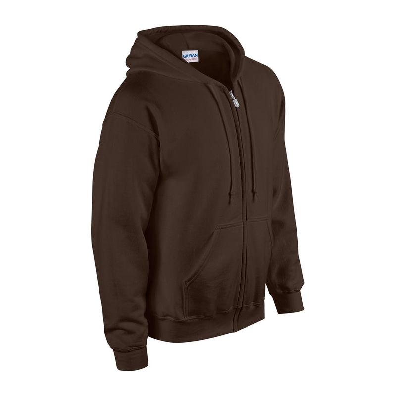 Hanorac cu fermoar de damă GI18600 Maro XL