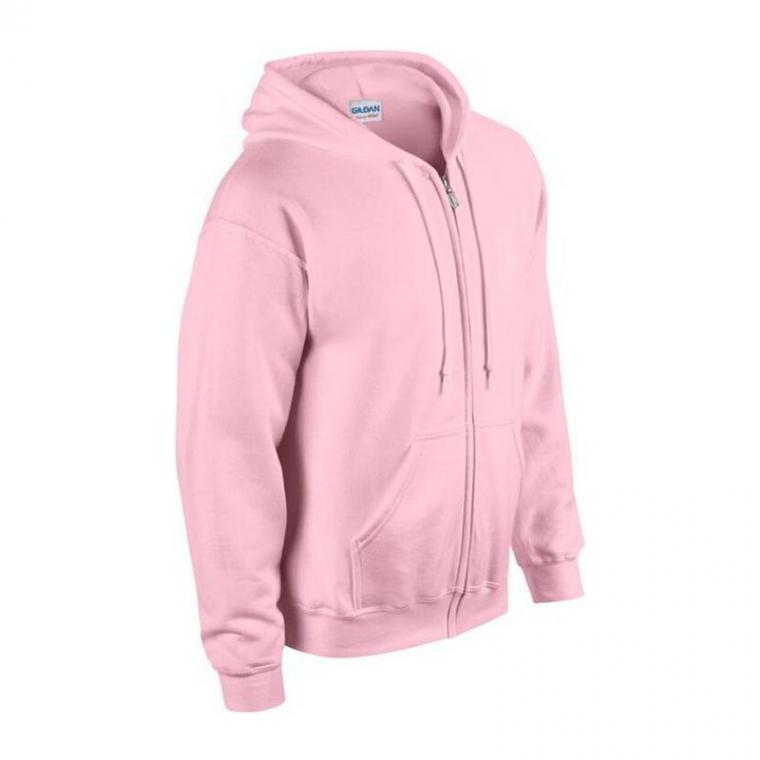 Hanorac cu fermoar de damă GI18600 Roz XL