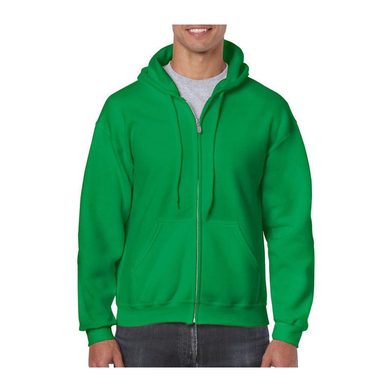 Hanorac cu fermoar de damă GI18600 Verde