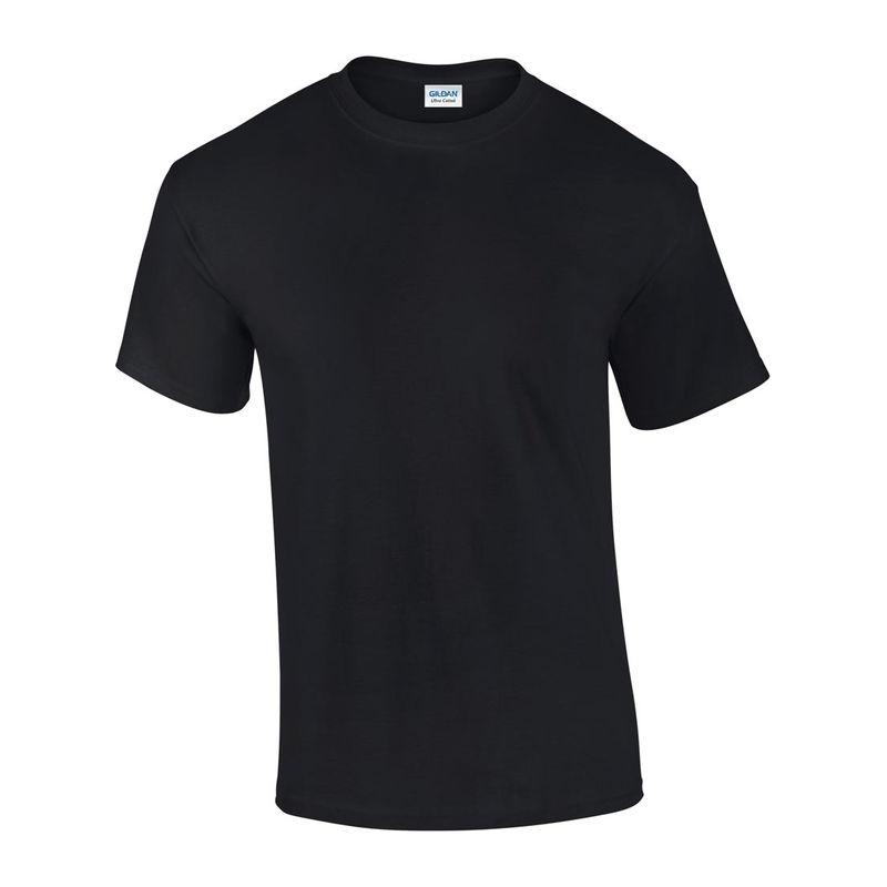 Tricou mânecă scurtă unisex GI2000 Negru 4XL