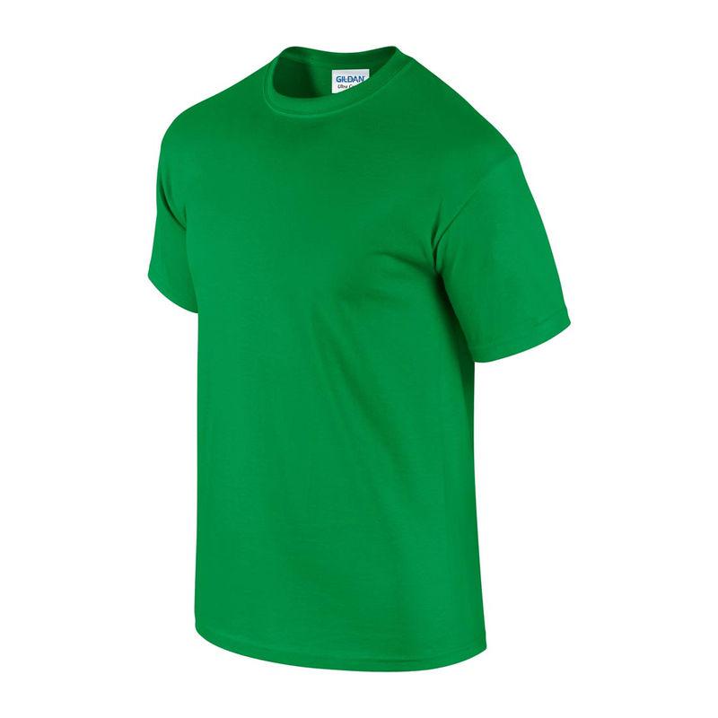 Tricou mânecă scurtă unisex GI2000 Verde 4XL