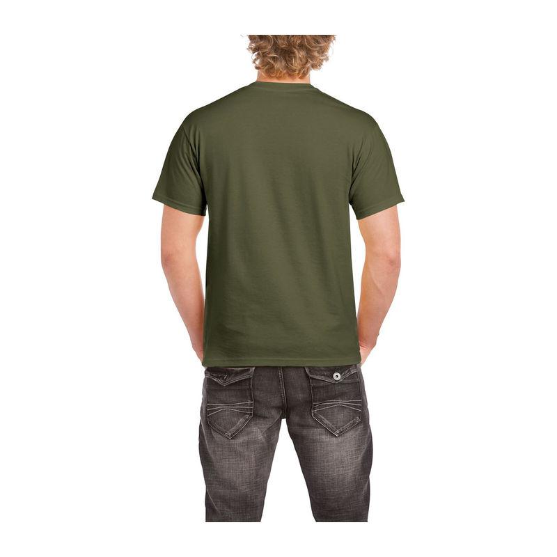 Tricou mânecă scurtă unisex GI2000 Verde 4XL