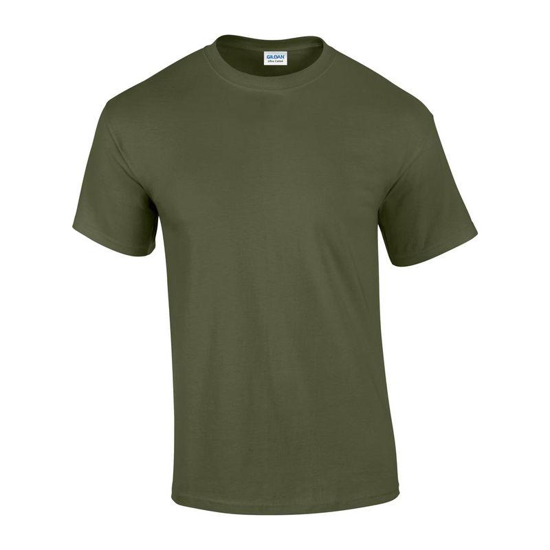 Tricou mânecă scurtă unisex GI2000 Verde 4XL