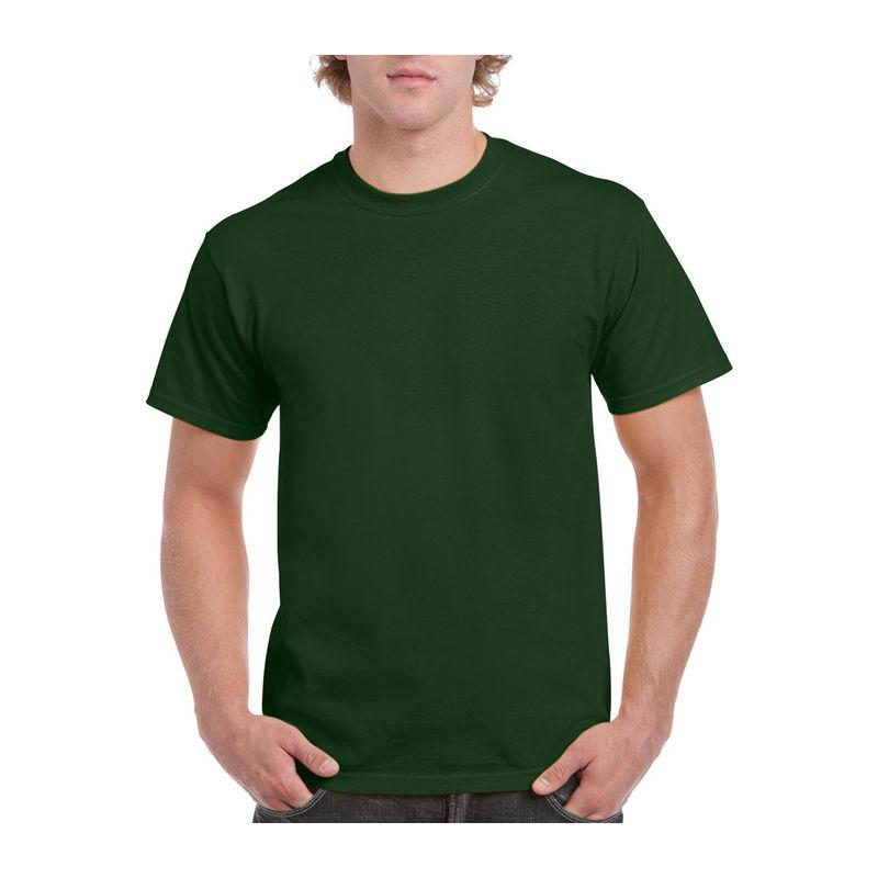 Tricou mânecă scurtă unisex GI2000 Verde 5XL