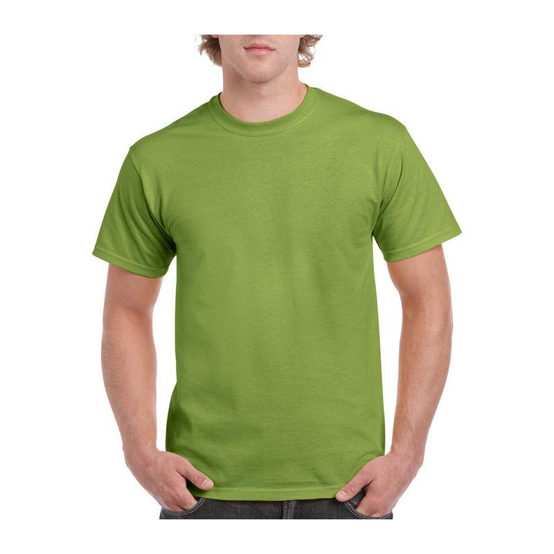 Tricou mânecă scurtă unisex GI2000 Verde 5XL