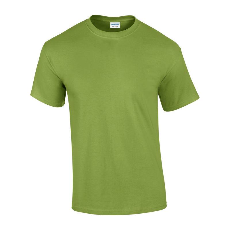 Tricou mânecă scurtă unisex GI2000 Verde 4XL