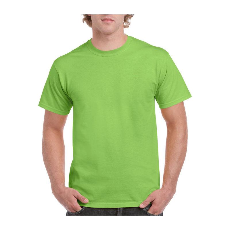 Tricou mânecă scurtă unisex GI2000 Verde 5XL