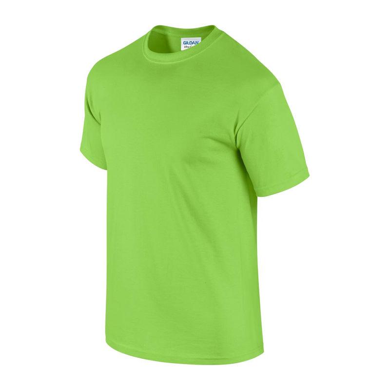 Tricou mânecă scurtă unisex GI2000 Verde 4XL