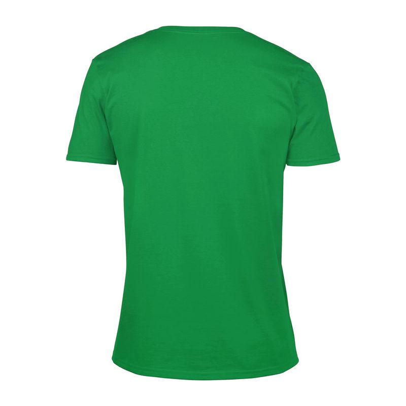 Tricou mânecă scurtă bărbat guler în V GI64V00  Verde S