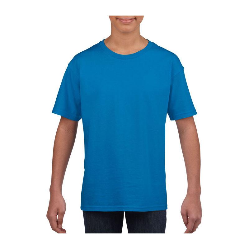 Tricou mânecă scurtă bărbat GIB64000 Albastru L