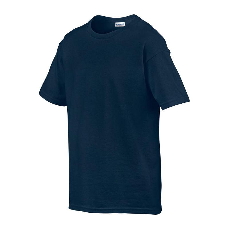 Tricou mânecă scurtă bărbat GIB64000 Albastru XL