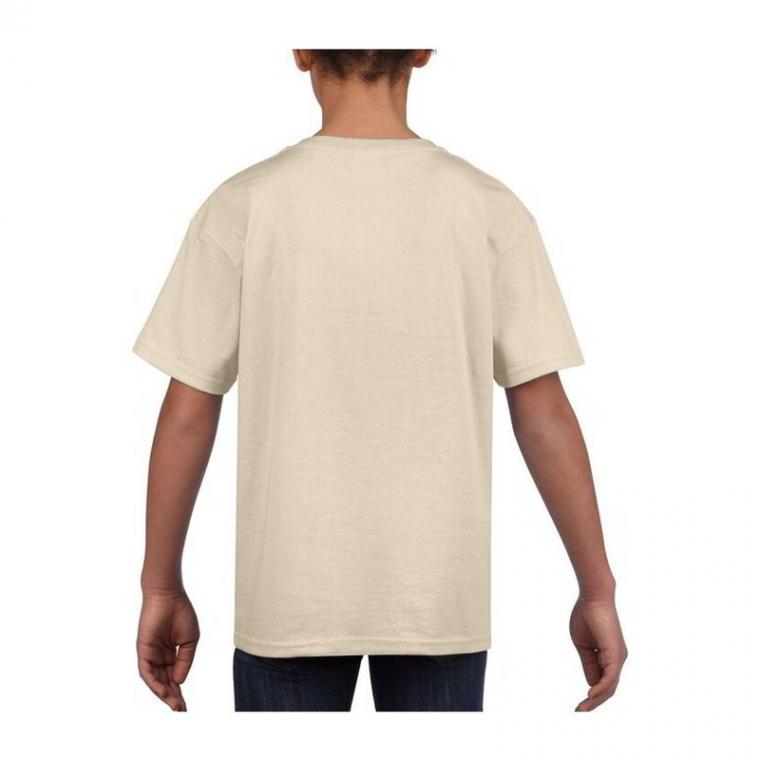 Tricou mânecă scurtă bărbat GIB64000 Beige S