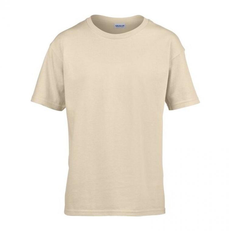 Tricou mânecă scurtă bărbat GIB64000 Beige S