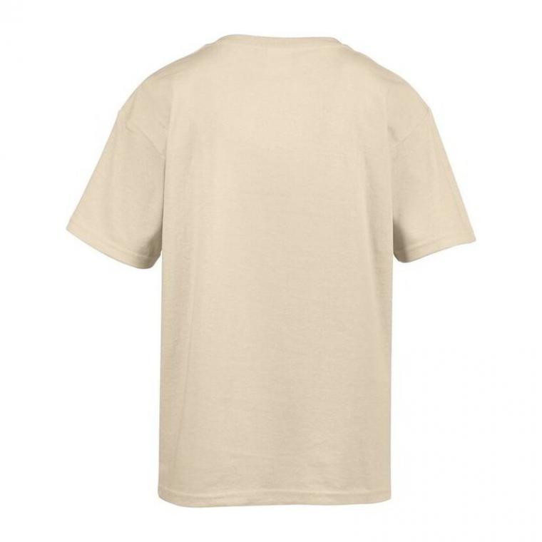 Tricou mânecă scurtă bărbat GIB64000 Beige S