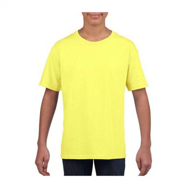 Tricou mânecă scurtă bărbat GIB64000 Galben XS