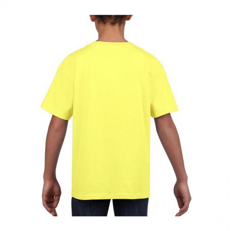 Tricou mânecă scurtă bărbat GIB64000 Galben M