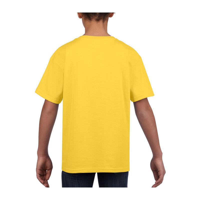 Tricou mânecă scurtă bărbat GIB64000 Galben L