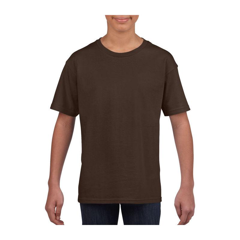 Tricou mânecă scurtă bărbat GIB64000 Maro XS