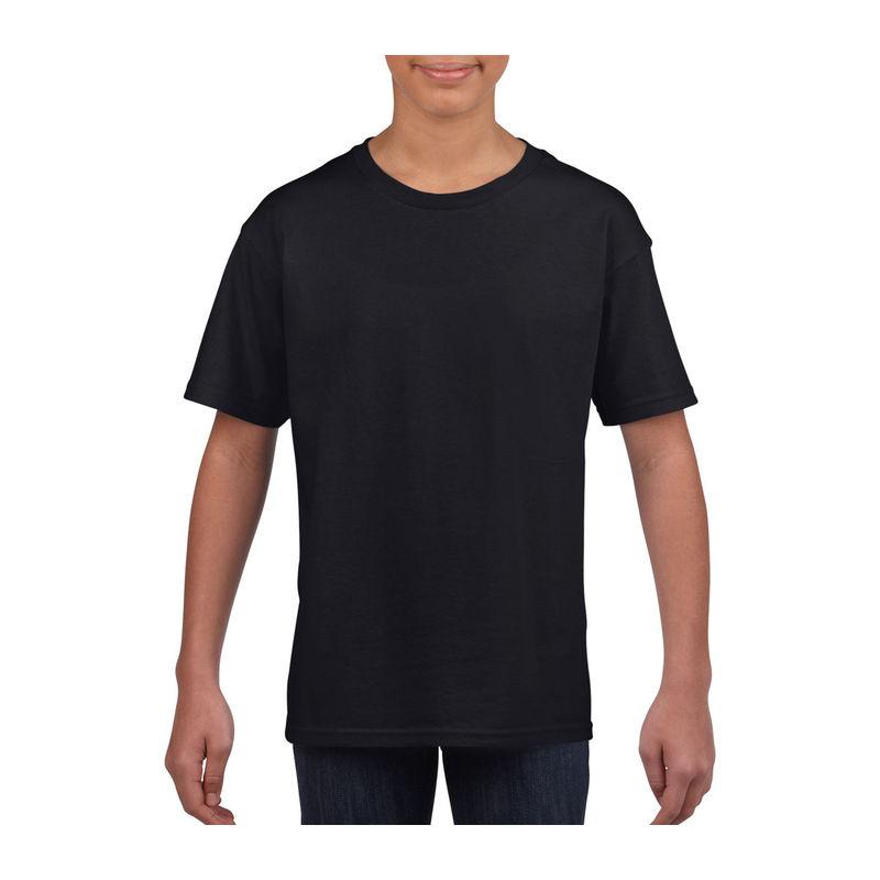 Tricou mânecă scurtă bărbat GIB64000 Negru