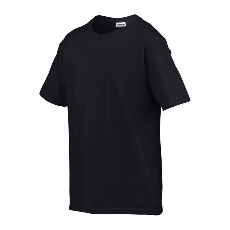 Tricou mânecă scurtă bărbat GIB64000 Negru S