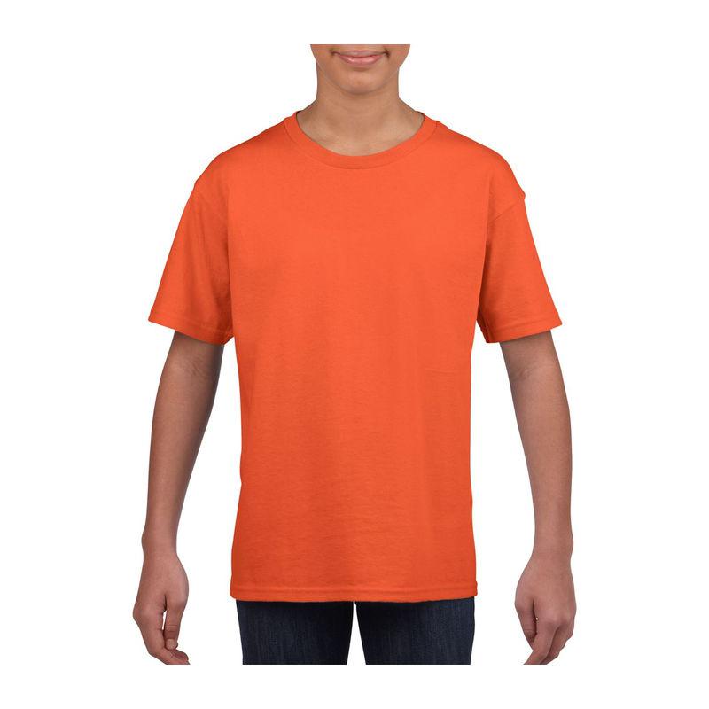 Tricou mânecă scurtă bărbat GIB64000 Portocaliu