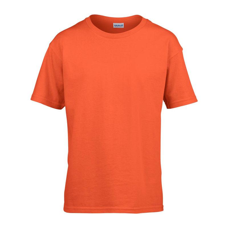 Tricou mânecă scurtă bărbat GIB64000 Portocaliu XS