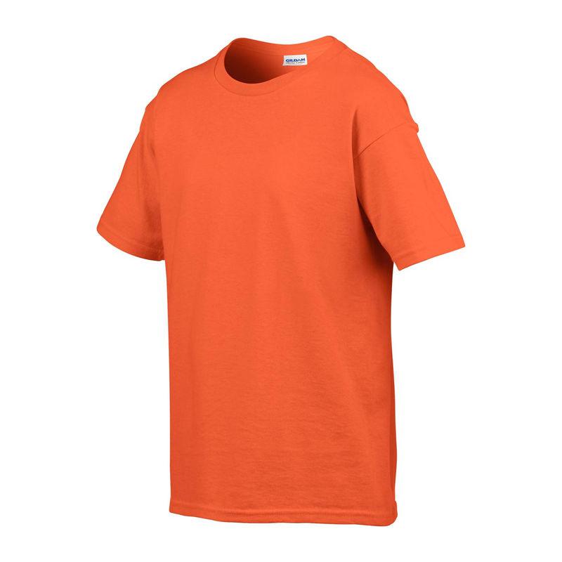 Tricou mânecă scurtă bărbat GIB64000 Portocaliu XS