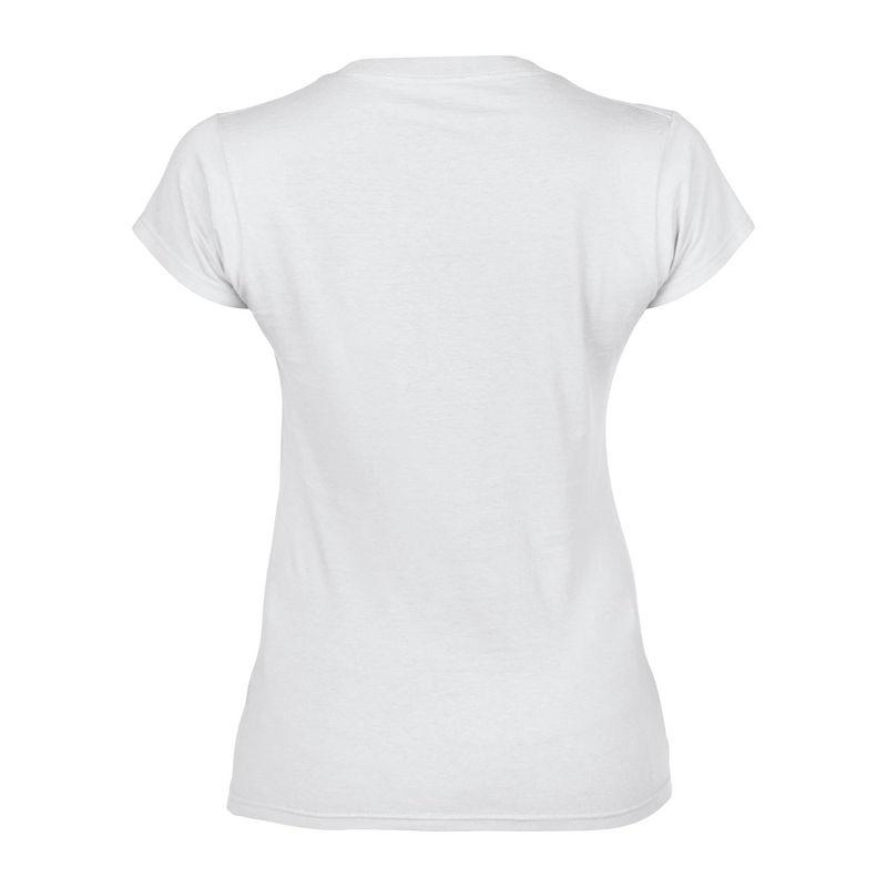 Tricou mânecă scurtă damă guler în V GIL64V00 White L