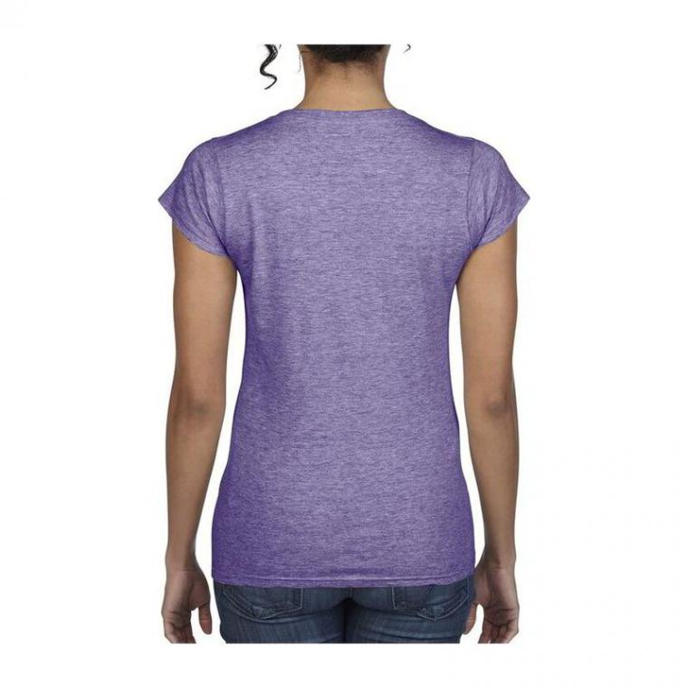 Tricou mânecă scurtă damă guler în V GIL64V00 Mov XXL