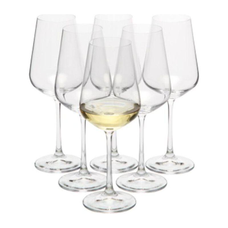 Set 6 pahare vin alb MORETON Mixt