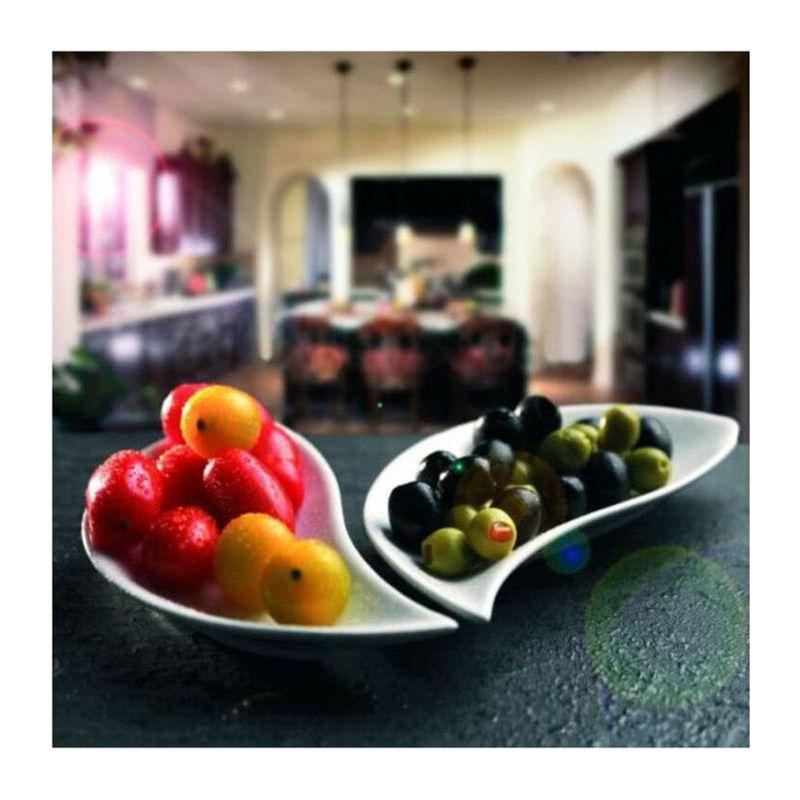 Set 2 boluri MOTRIL Alb