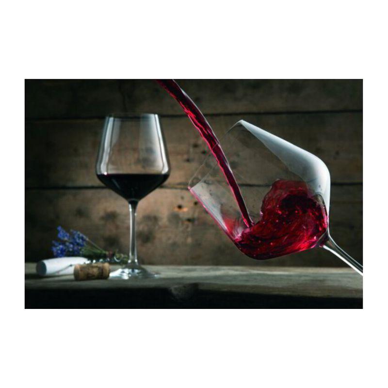 Set pahare cristal vin roșu PAPUA Roșu
