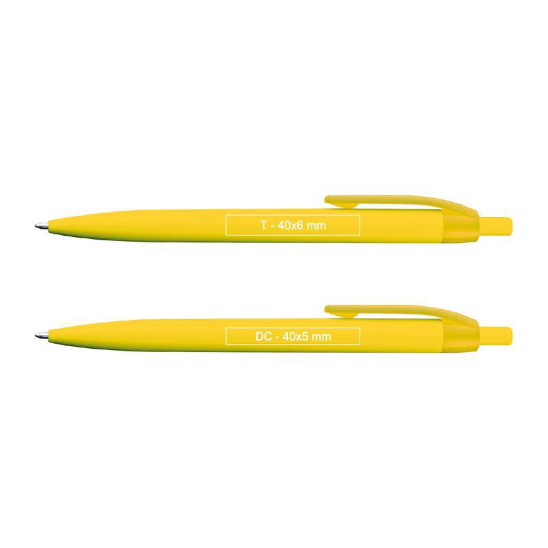 Pix solid din plastic Galben