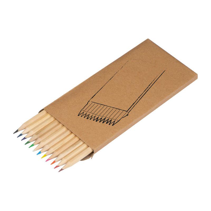 Set creion colorat din 12 creioane Beige