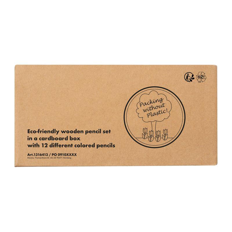 Set creion colorat din 12 creioane Beige