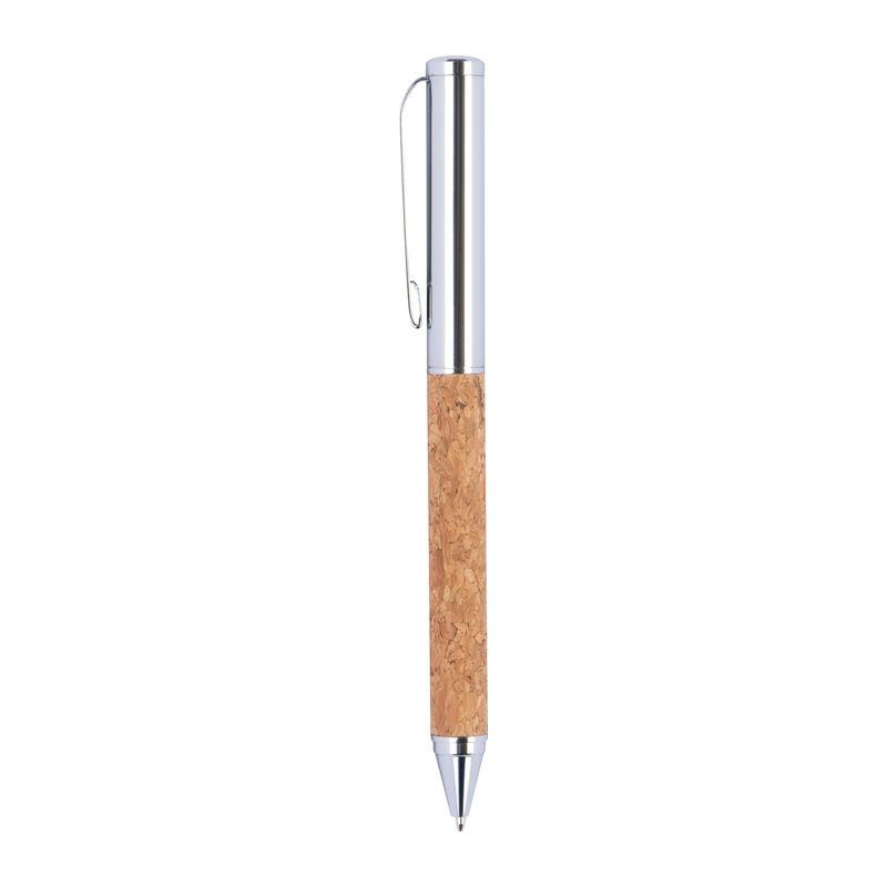 Pix elegant din metal și plută Beige