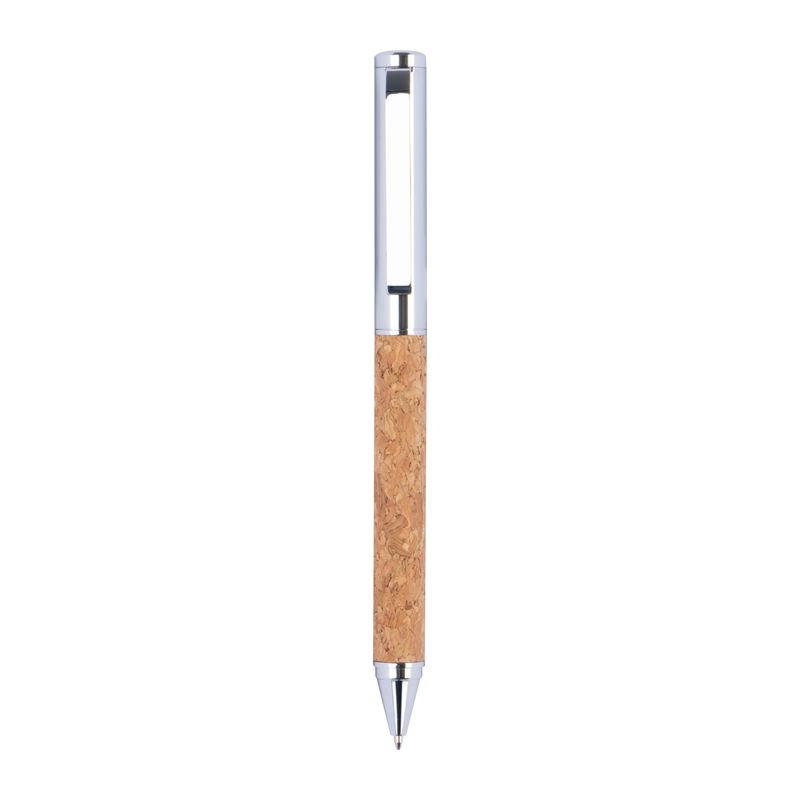 Pix elegant din metal și plută Beige