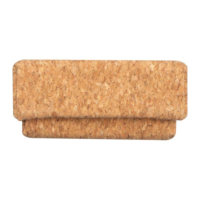 Pix elegant din metal și plută Beige