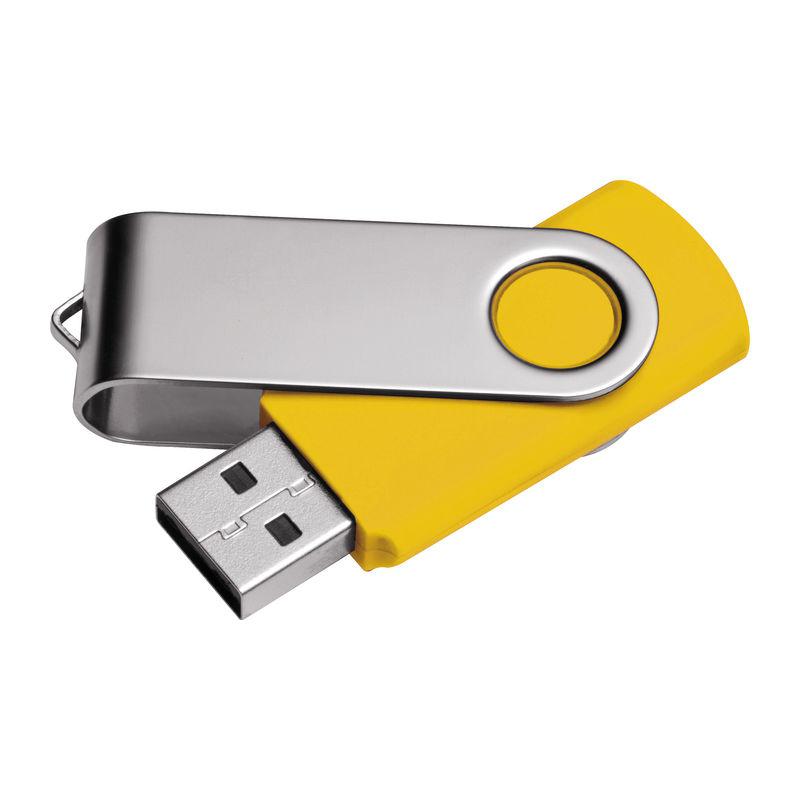 Twister USB stick 8 GB Galben
