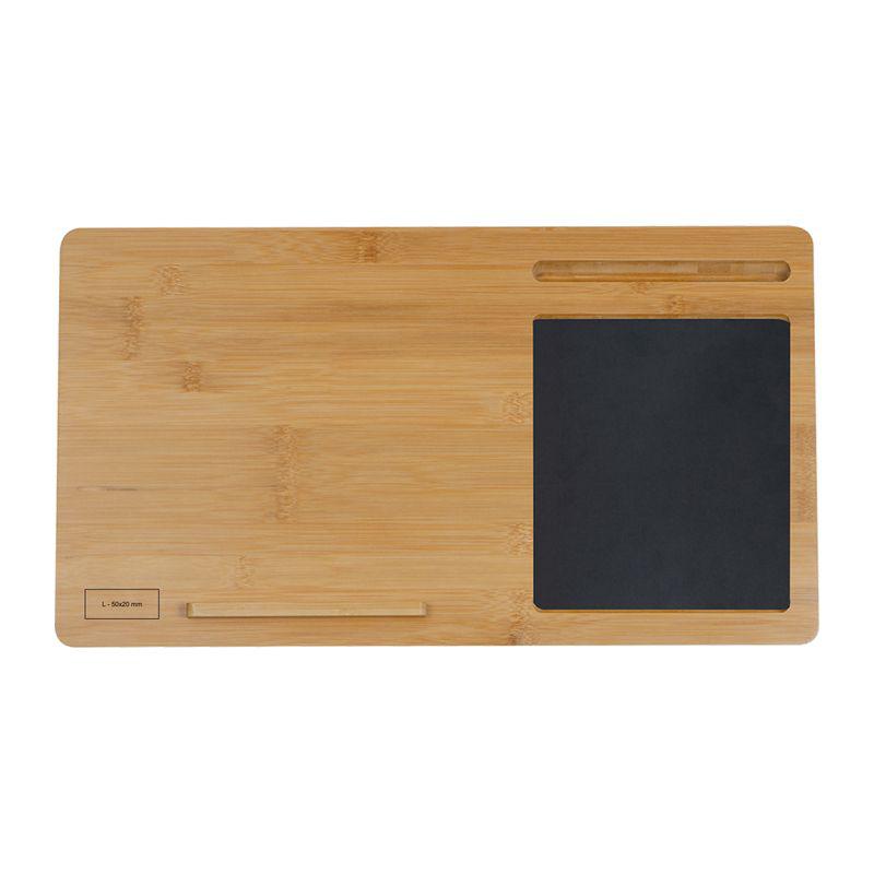 Suport laptop cu mousepad si suport telefon Beige
