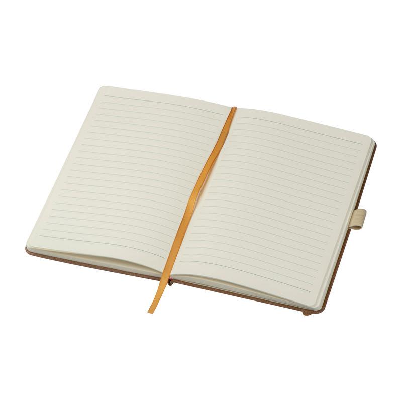 Caiet de notite A5 cu coperta din piele reciclata Maro